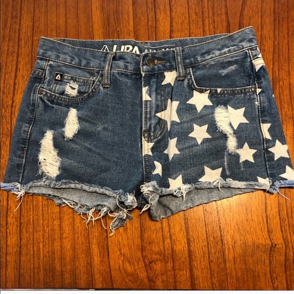 Pacsun Denim Distressed Shorts - Picture 4 of 4